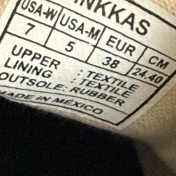Inkkas Blue and Tan Artistic Sneakers - Picture 7 of 8